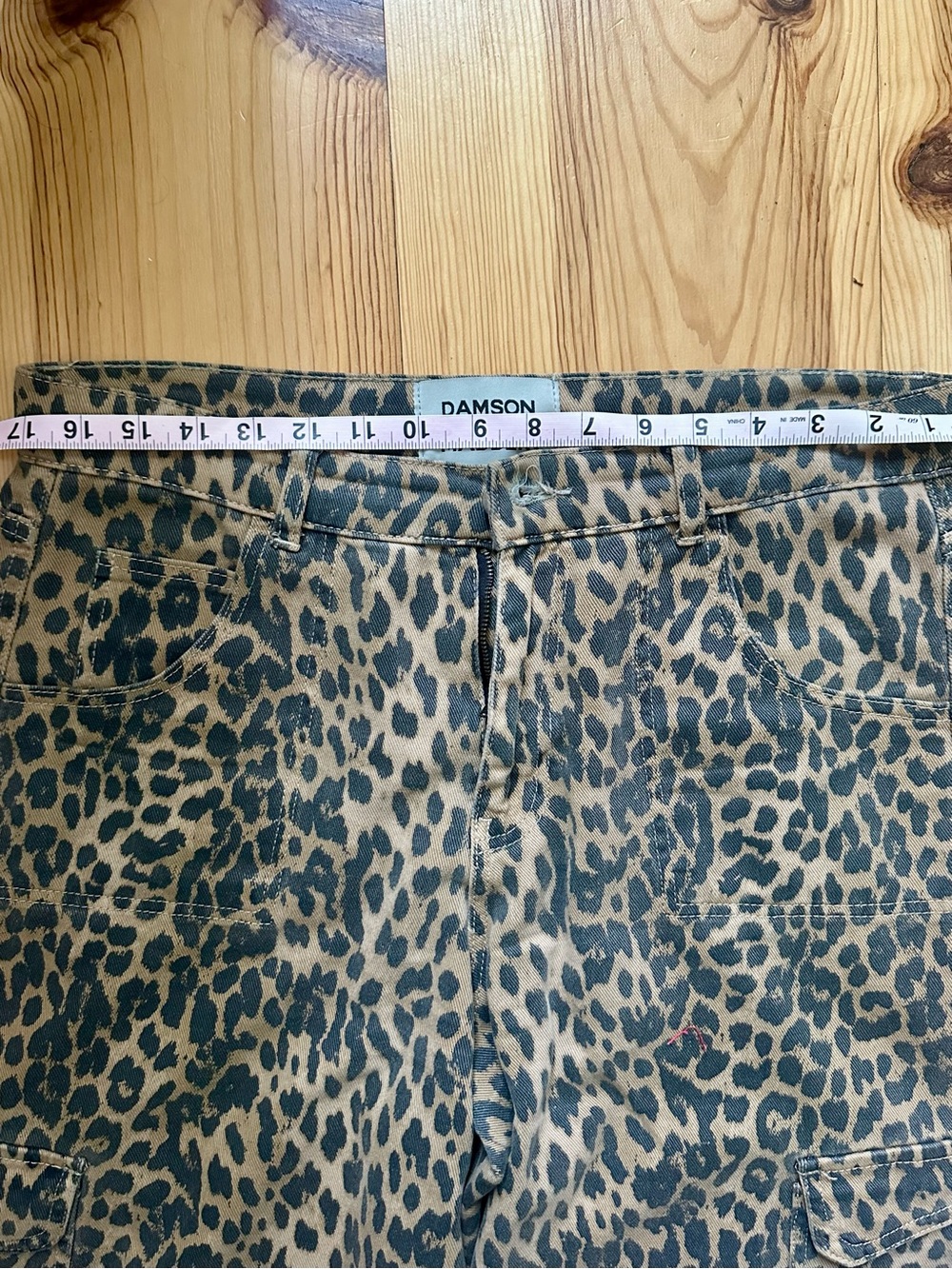 Damson Madder Dion Jeans, Leopard, UK14/US12 - Picture 3 of 9